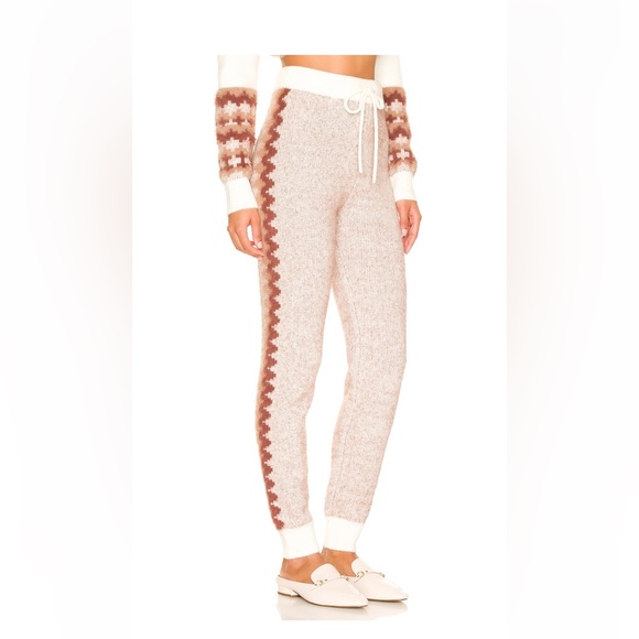 Tavi Fair Isle Knit Pant NWT Lovers and Friends - Picture 1 of 5